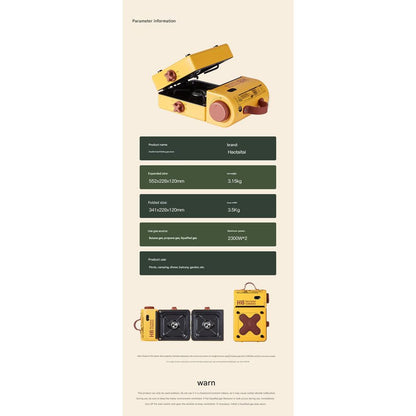 Double Head Folding Camping Stove 7