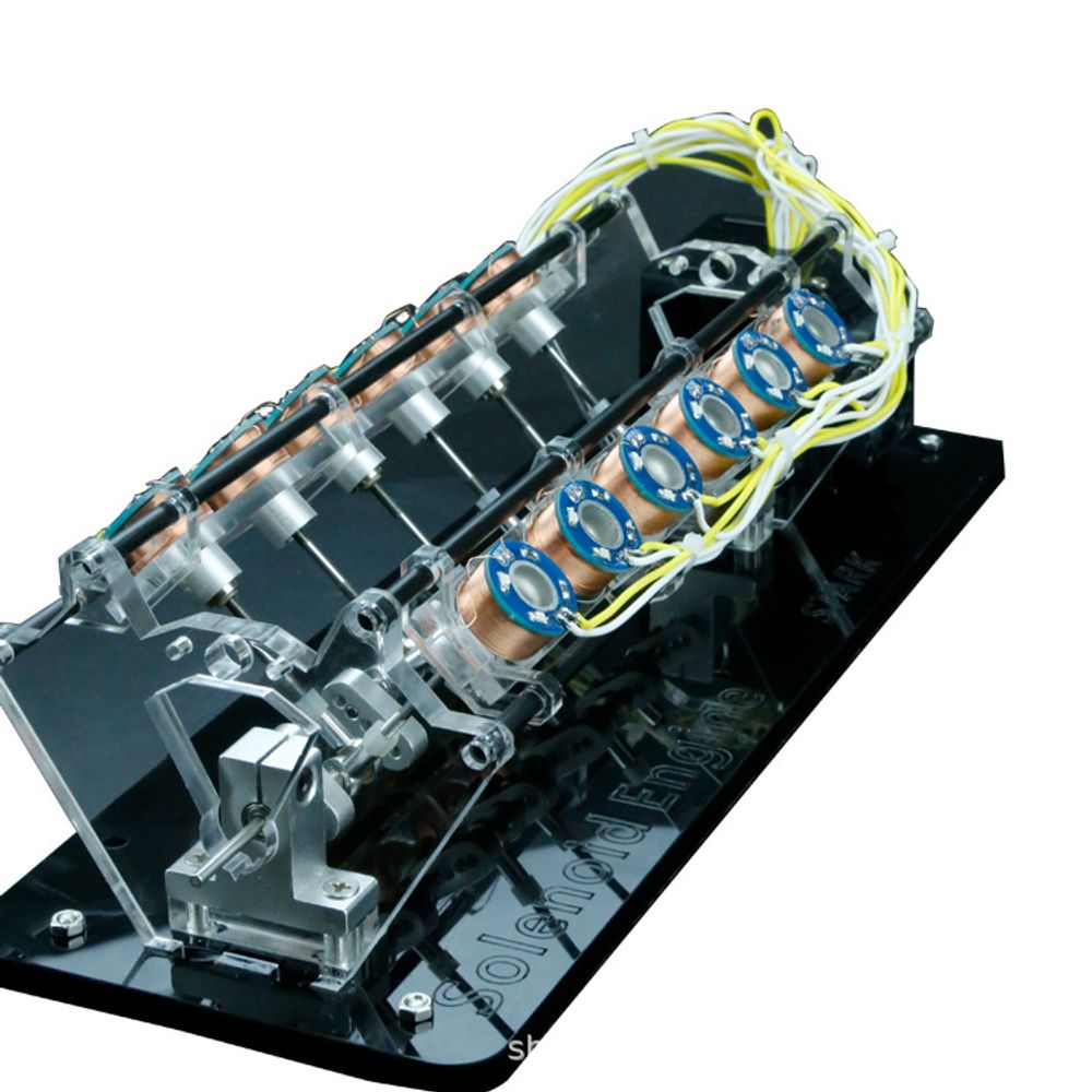 Electromagnet High Speed Motor Car V-Type Engine 2