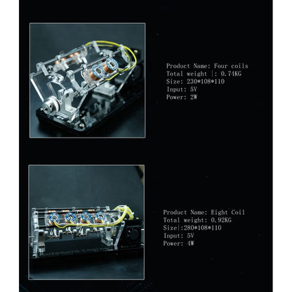 Electromagnet High Speed Motor Car V-Type Engine 3