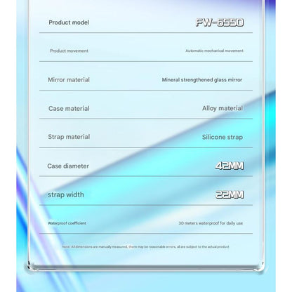 FAIRWHALE Men's Automatic Mechanical Watch 9