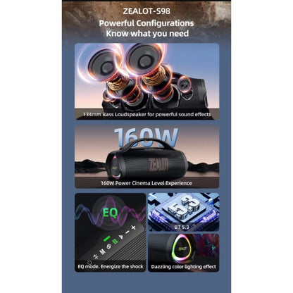 Fanatic S98 High Power 160W Bluetooth Speaker 3