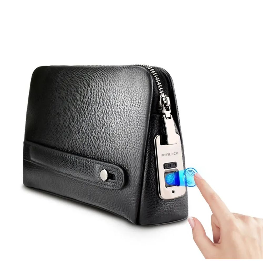 Fingerprint Hand Held Lock Bag 1