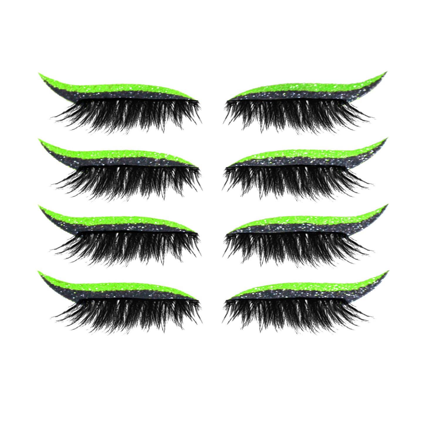 Glitter Eyeliner Stickers with False Eyelashes 2