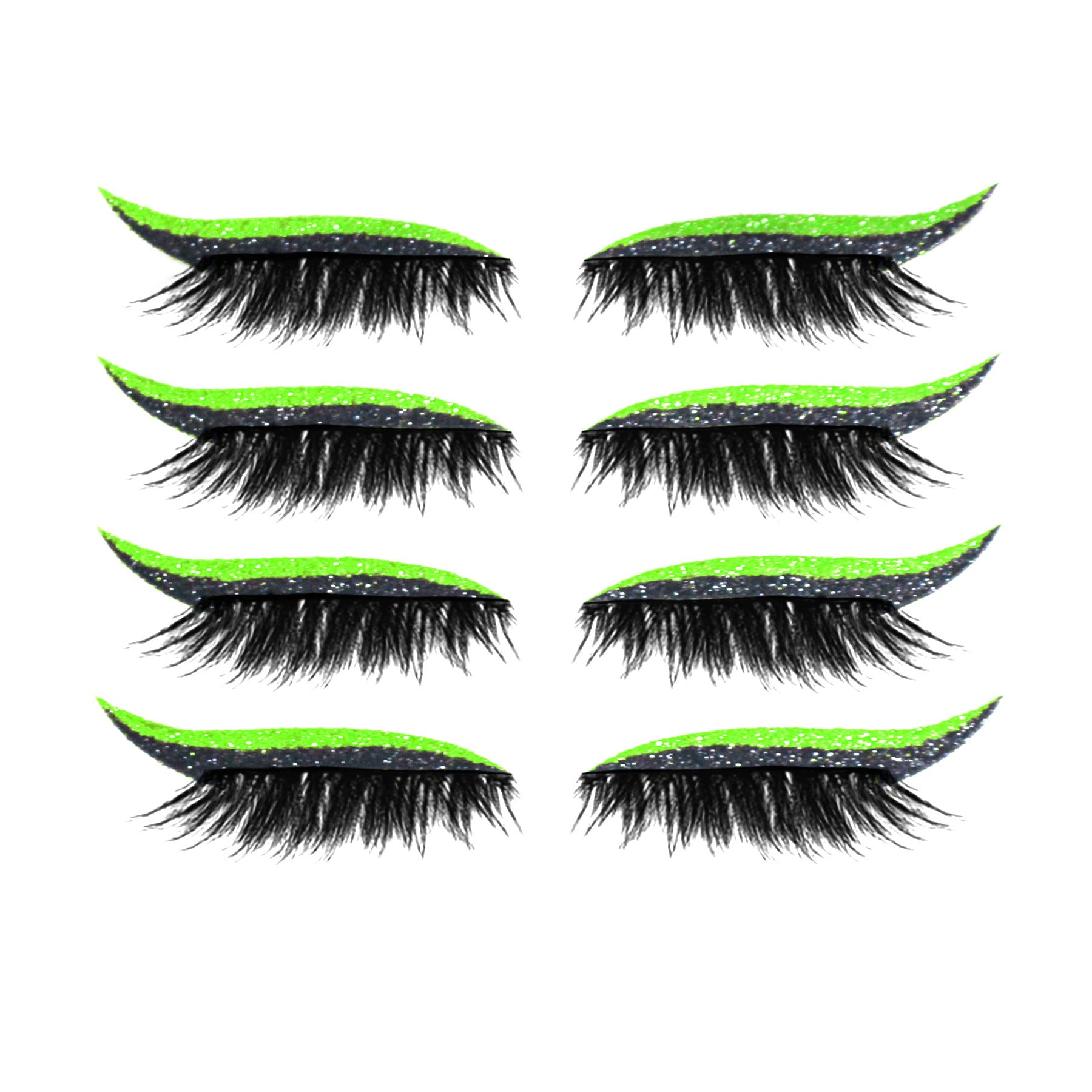 Glitter Eyeliner Stickers with False Eyelashes 2