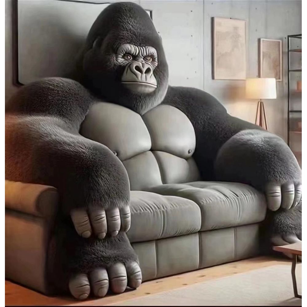 Gorilla Leather Sofa 2