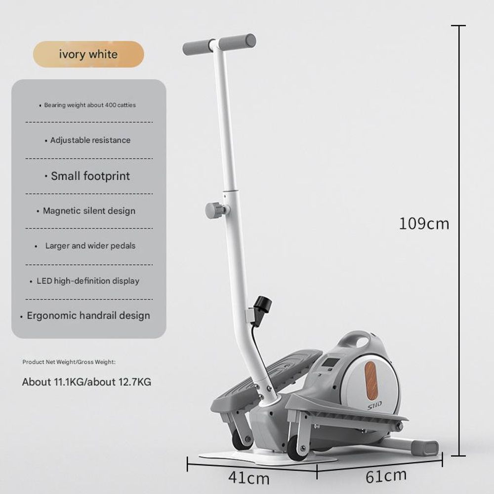 Gym Foldable Elliptical Machine with Handle 10