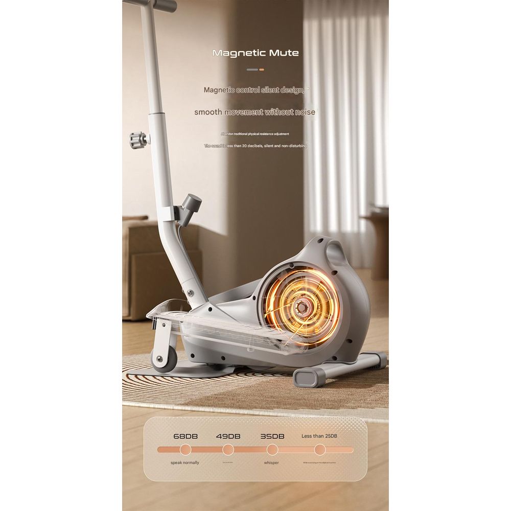 Gym Foldable Elliptical Machine with Handle 6