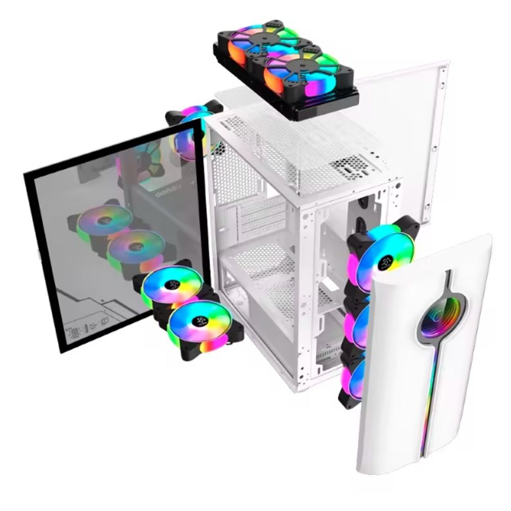 HOLO 3 Micro ATX CPU Cabinet Case 4