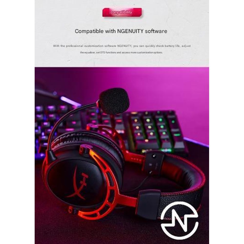 HYPERX Alpha Wireless Gaming Headset 6