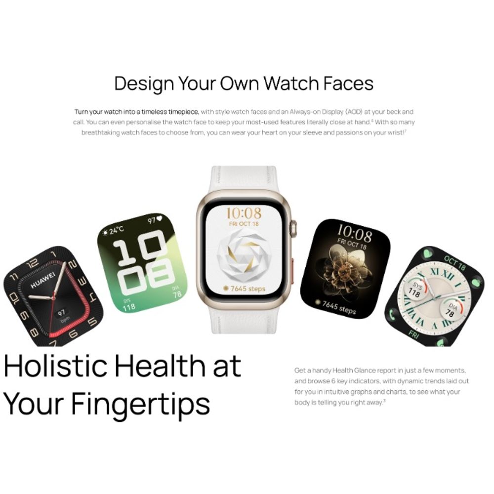 Huawei D2 1.82-Inch AMOLED Display 24-Hour Blood Pressure Monitoring Watch 4