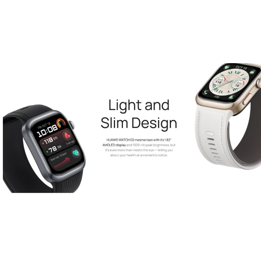 Huawei D2 1.82-Inch AMOLED Display 24-Hour Blood Pressure Monitoring Watch 9
