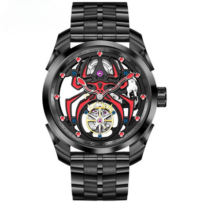 IDEALKNIGHT Spider Luminous Tourbillon Mechanical Mens Watch 3