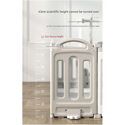 Indoor Playpen Playground Fence with Crawling Mat 5