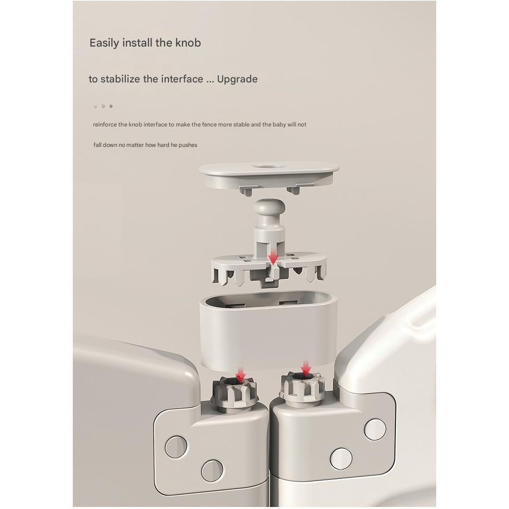 Indoor Playpen Playground Fence with Crawling Mat 7