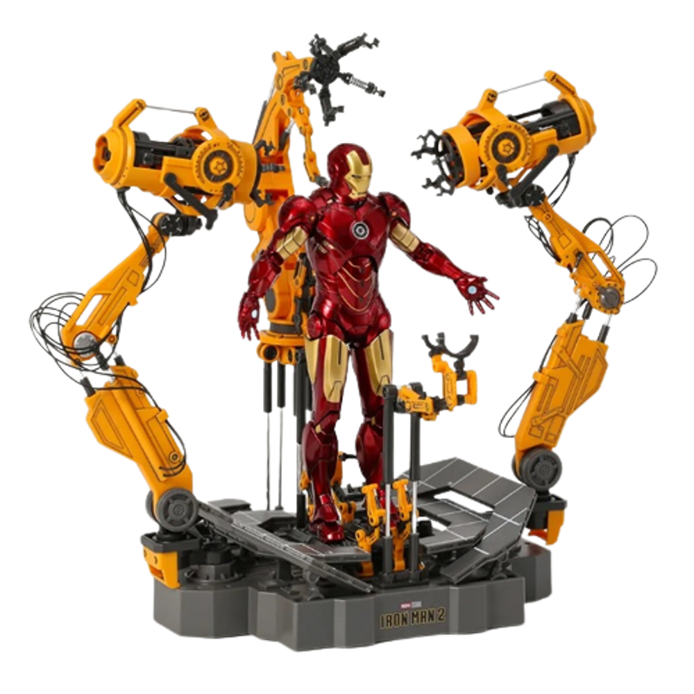 Iron Man MK4 with Suit Up Gantry Action Figure 1