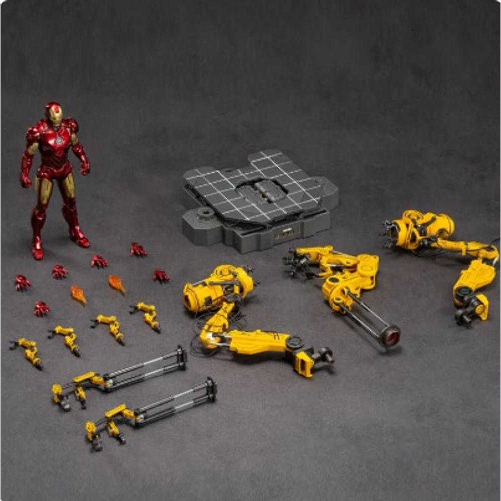 Iron Man MK4 with Suit Up Gantry Action Figure 2