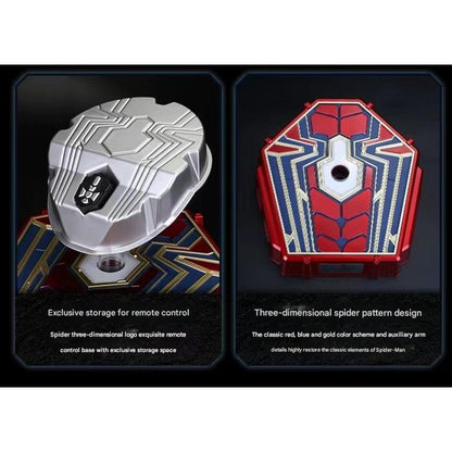 Iron Spiderman 1:1 Wearable Helmet with Display Base 6