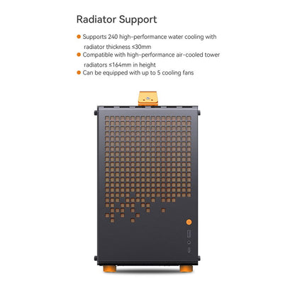 JONSBO Z20 M-ATX CPU Cabinet Case with Handle 7