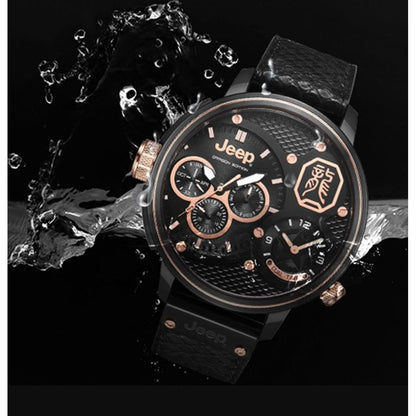 Jeep Wrangler Black Dial Strap Watch 6