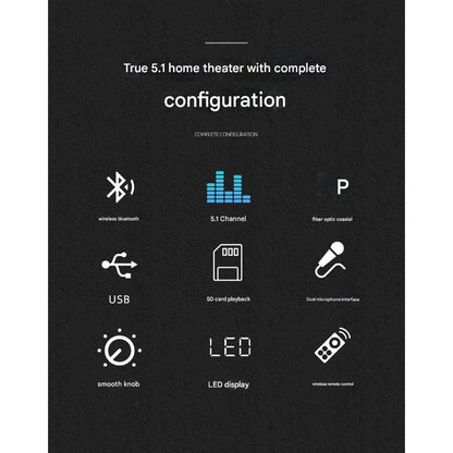 KTV Super Heavy Subwoofer Home Theater Set 3