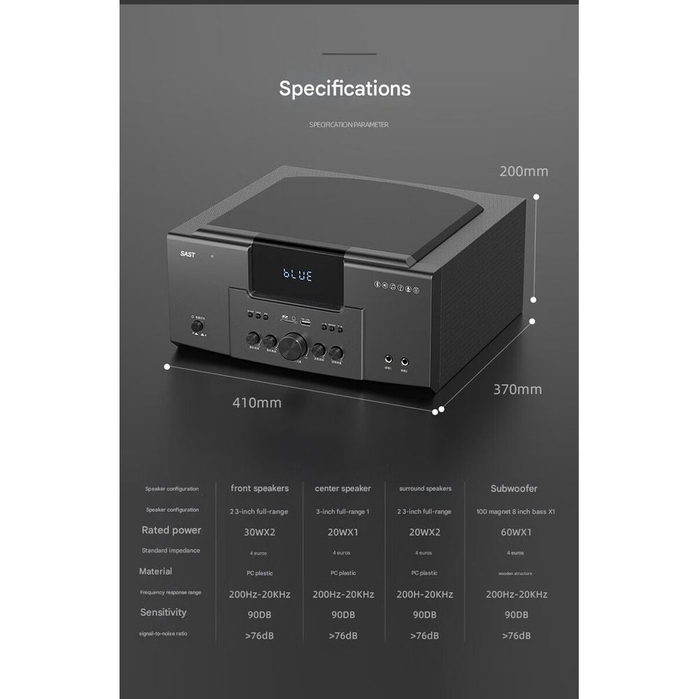 KTV Super Heavy Subwoofer Home Theater Set 6