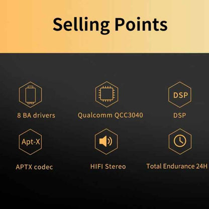 KZ SA08PRO Wireless Earbuds 2