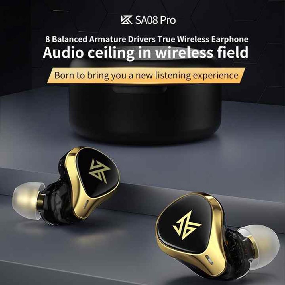 KZ SA08PRO Wireless Earbuds 5