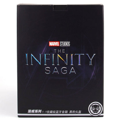 Killerbody Black Panther Helmet with Bluetooth Speaker Base 9