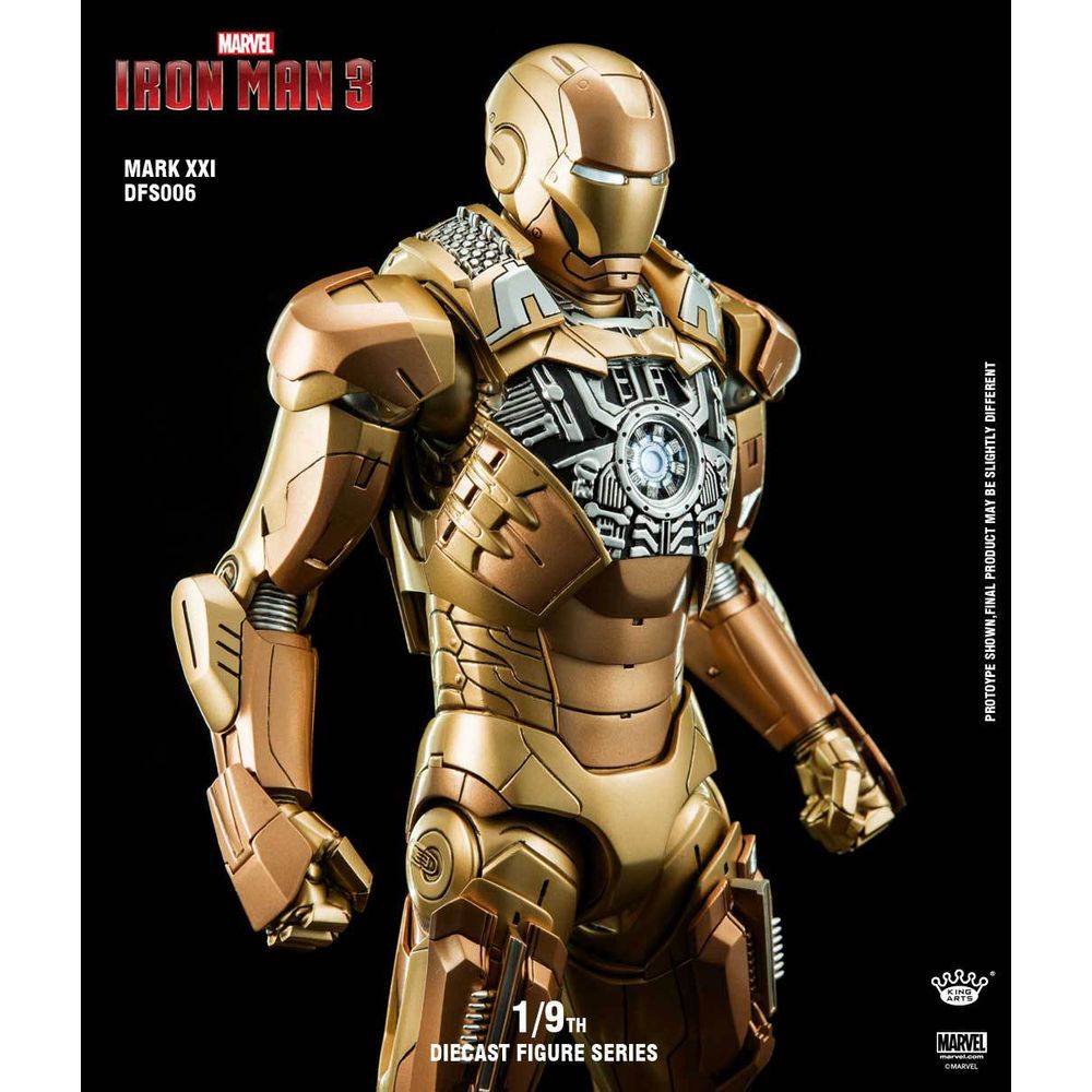 King Arts 1/9 Iron Man Mark 21 Alloy Action Figure 5