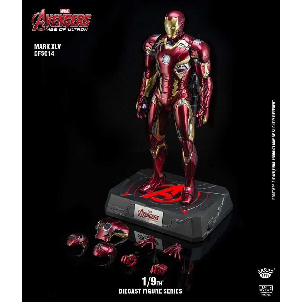 King Arts 1/9 Iron Man Mark 45 Alloy Action Figure 9