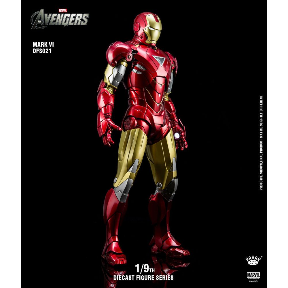 King Arts 1/9 Iron Man Mark 6 Alloy Action Figure 2
