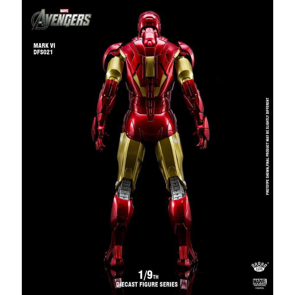 King Arts 1/9 Iron Man Mark 6 Alloy Action Figure 3