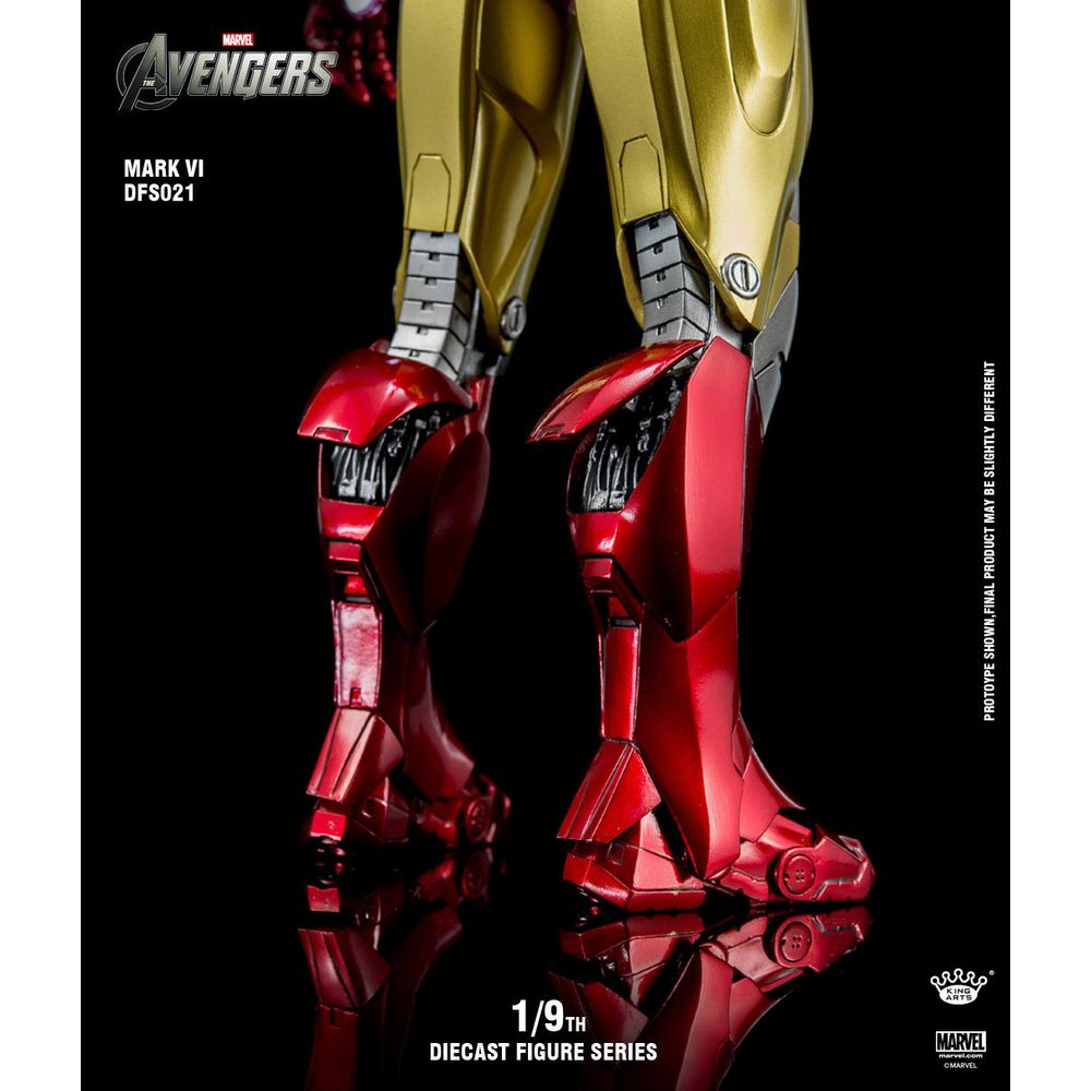 King Arts 1/9 Iron Man Mark 6 Alloy Action Figure 6