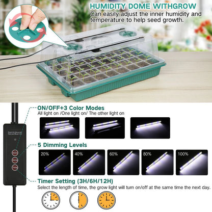 LED Seed Starter Kit Tray 3