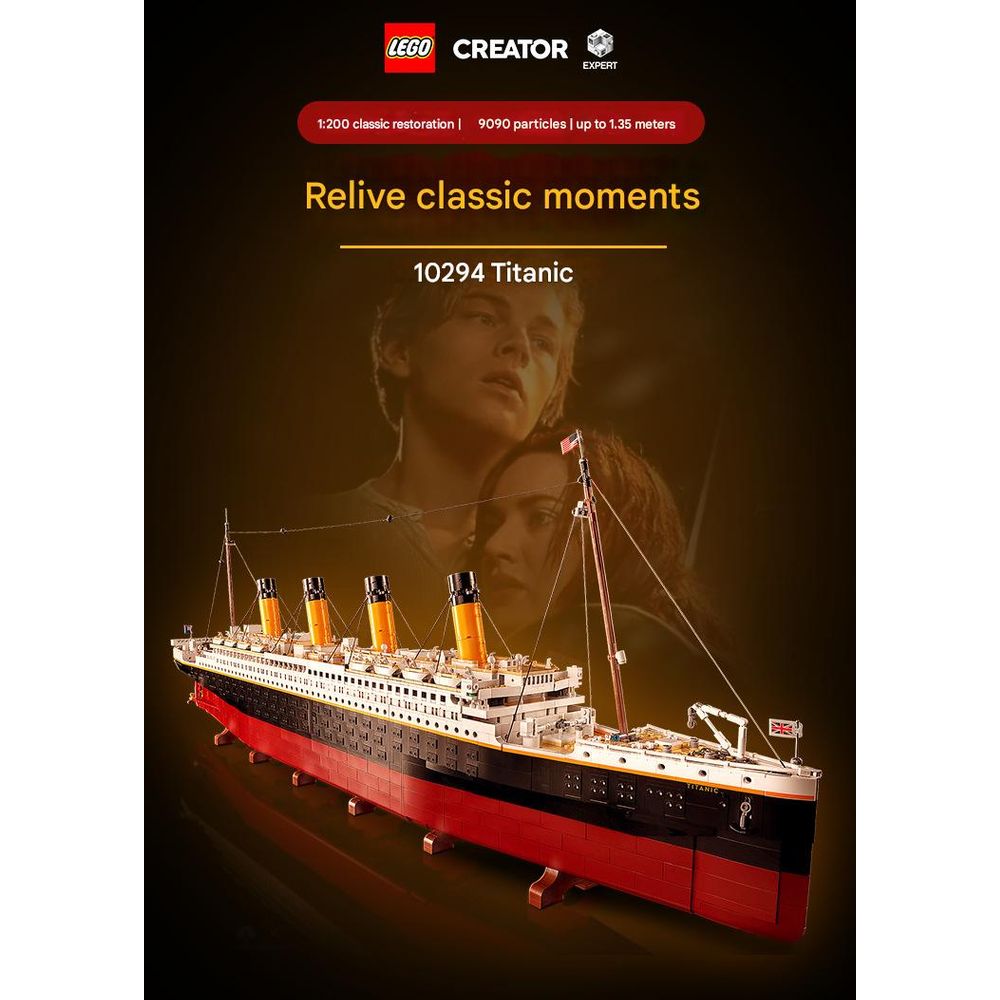 LEGO 10294 Titanic Cruise Ship Building Block Set 3