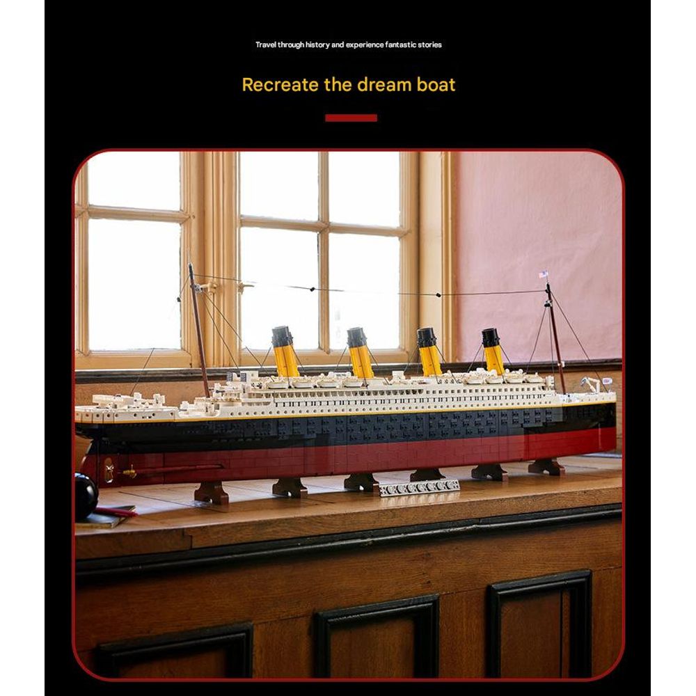 LEGO 10294 Titanic Cruise Ship Building Block Set 6