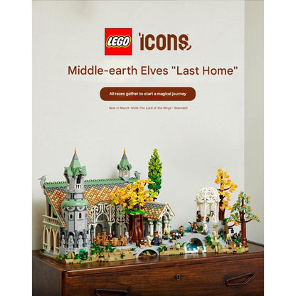 LEGO 10316 The Lord of the Rings Rivendell Building Blocks Set 4