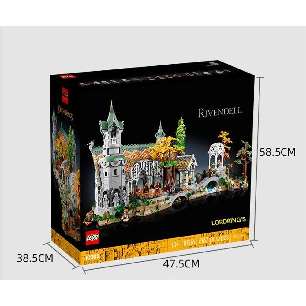 LEGO 10316 The Lord of the Rings Rivendell Building Blocks Set 8
