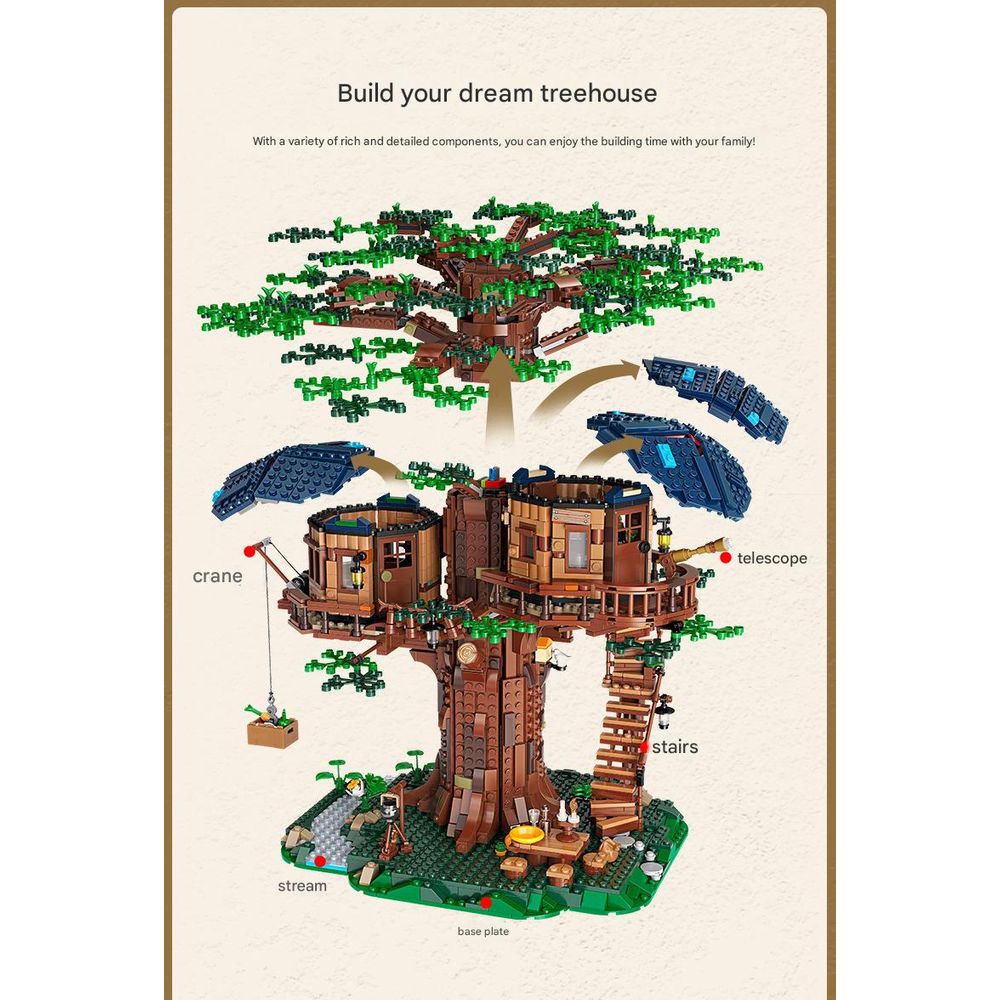 LEGO 21318 IDEAS Tree House Building Blocks Set 5