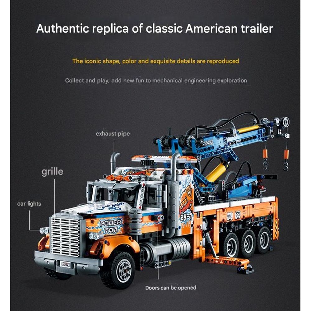 LEGO 42128 Heavy Duty Tow Truck Building Blocks Set 2