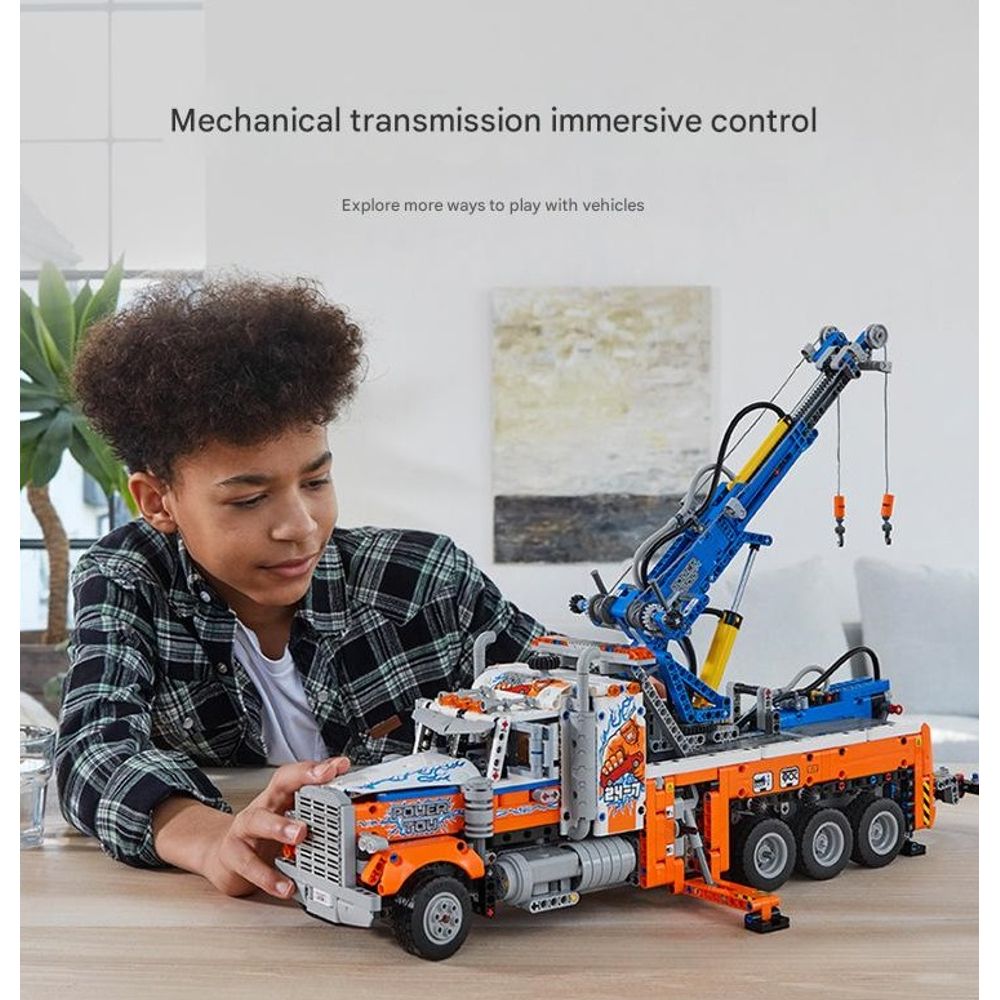 LEGO 42128 Heavy Duty Tow Truck Building Blocks Set 3