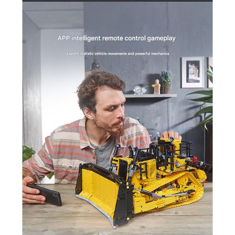 LEGO 42131 Caterpillar D11 RC Bulldozer Model Building Block Set 4