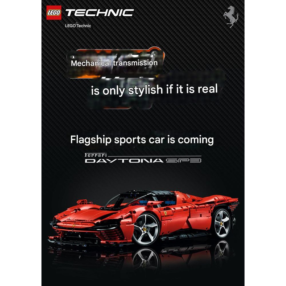 LEGO 42143 Ferrari Daytona SP3 Sports Car Model Blocks Set 3