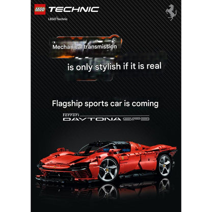 LEGO 42143 Ferrari Daytona SP3 Sports Car Model Blocks Set 3