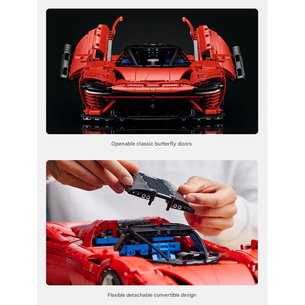 LEGO 42143 Ferrari Daytona SP3 Sports Car Model Blocks Set 6