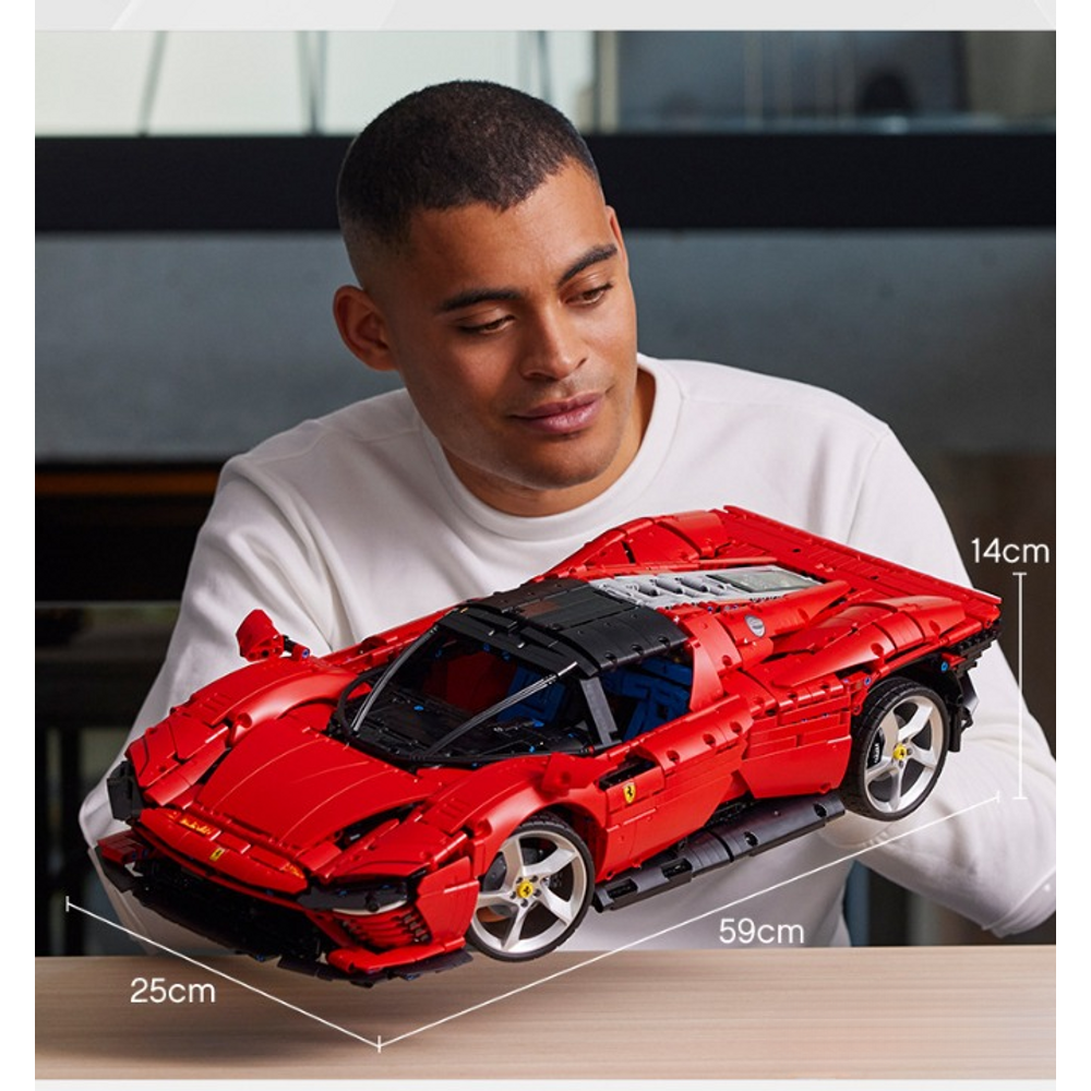 LEGO 42143 Ferrari Daytona SP3 Sports Car Model Blocks Set 8