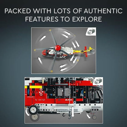 LEGO 42145 Airbus H175 Rescue Helicopter Building Block Set 5