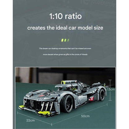 LEGO 42156 Peugeot Super Sports Car Building Blocks Set 8