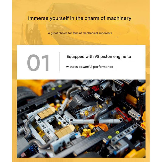 LEGO 42172 McLaren P1 Car Model Building Block Set 2
