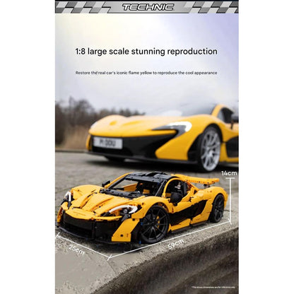 LEGO 42172 McLaren P1 Car Model Building Block Set 6